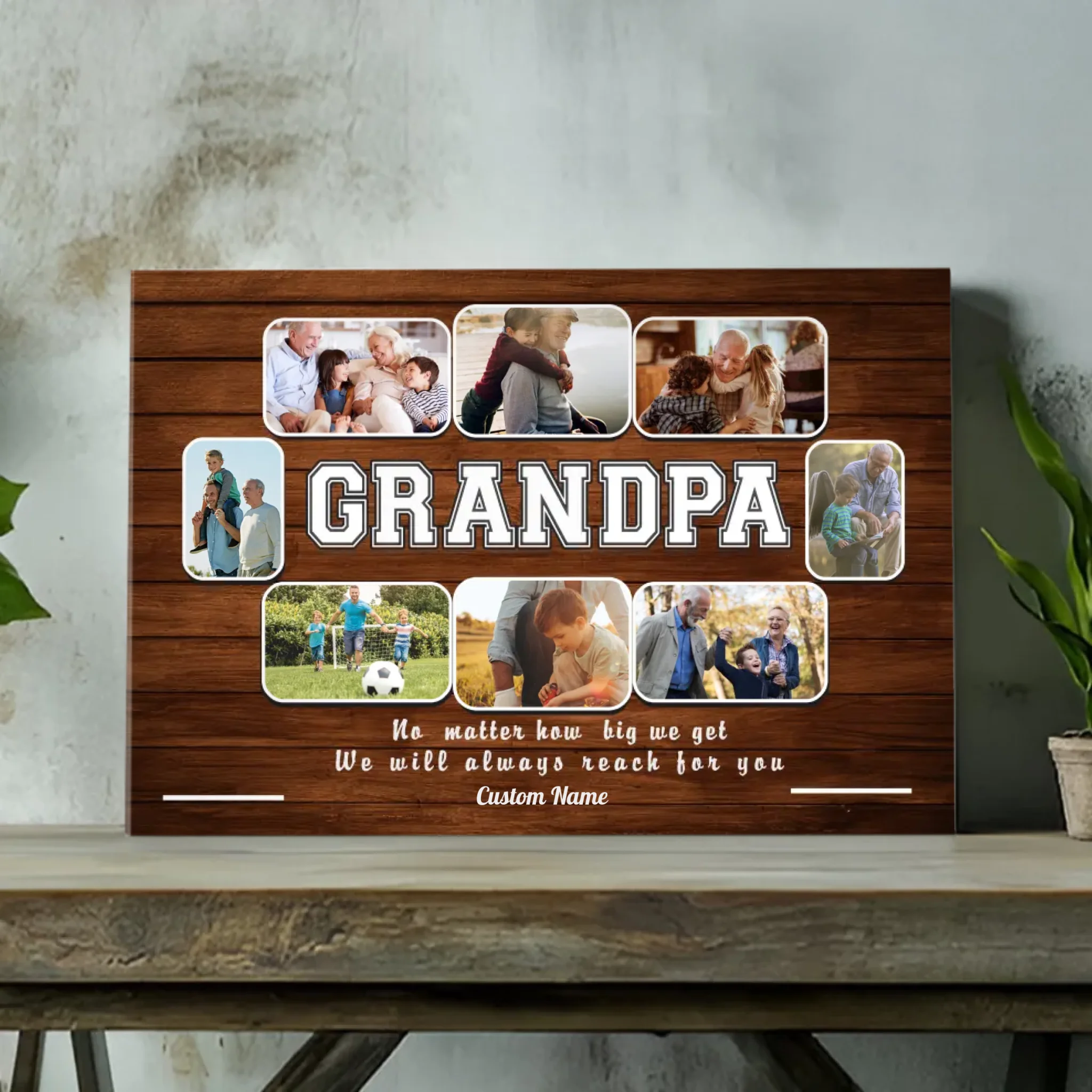 Personalized Grandpa Canvas - Cherish Family Memories Forever | 89Prints