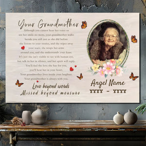 Customizable Canvas Tribute: Celebrate the Unbreakable Bond with Your Grandmother