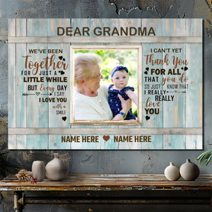 Personalized Canvas for Grandma: A Heartfelt Tribute of Love and Gratitude