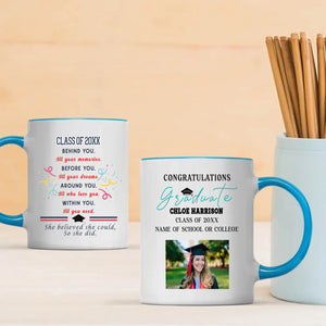 Graduation Magic Mug – Elegant Personalized Gift for Class of 20XX – 89Prints
