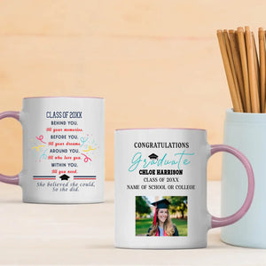 Graduation Magic Mug – Elegant Personalized Gift for Class of 20XX – 89Prints