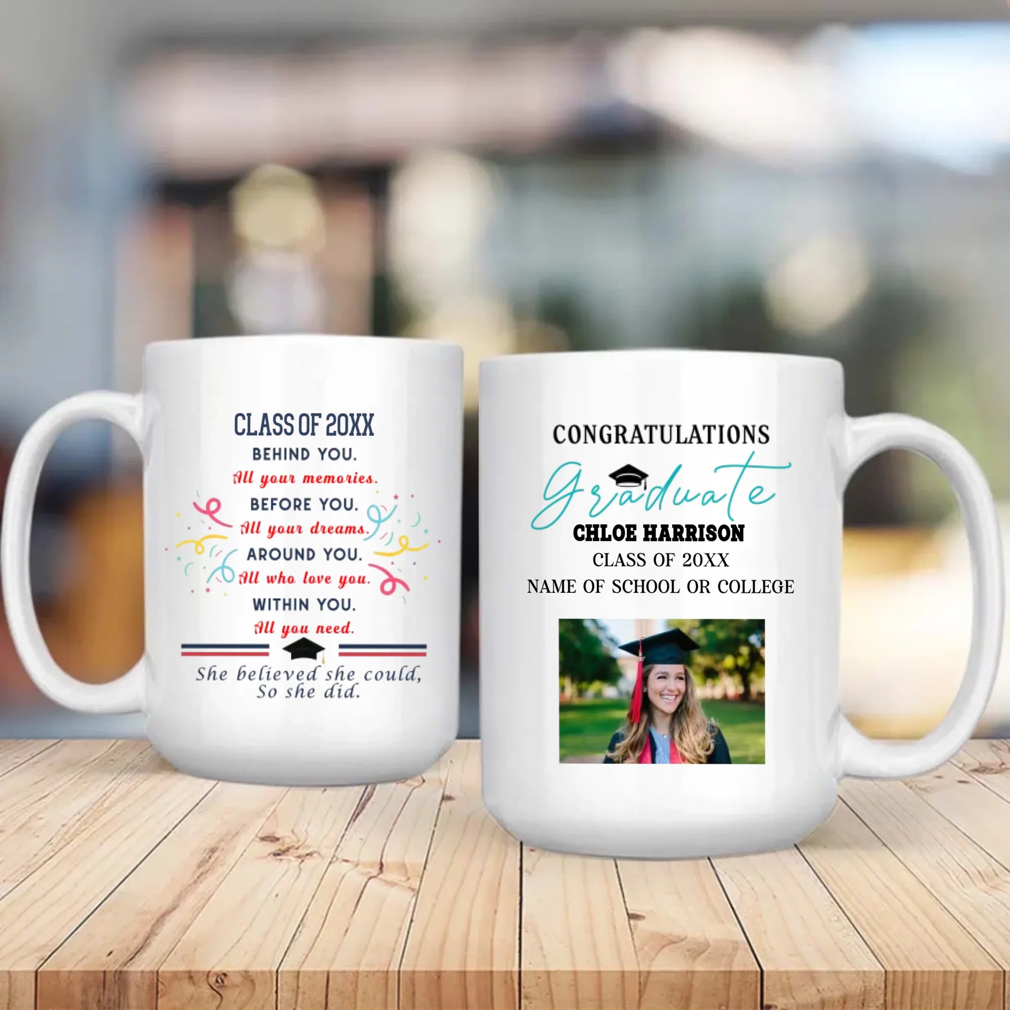 Graduation Magic Mug – Elegant Personalized Gift for Class of 20XX – 89Prints
