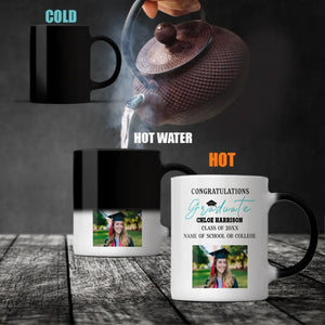 Graduation Magic Mug – Elegant Personalized Gift for Class of 20XX – 89Prints