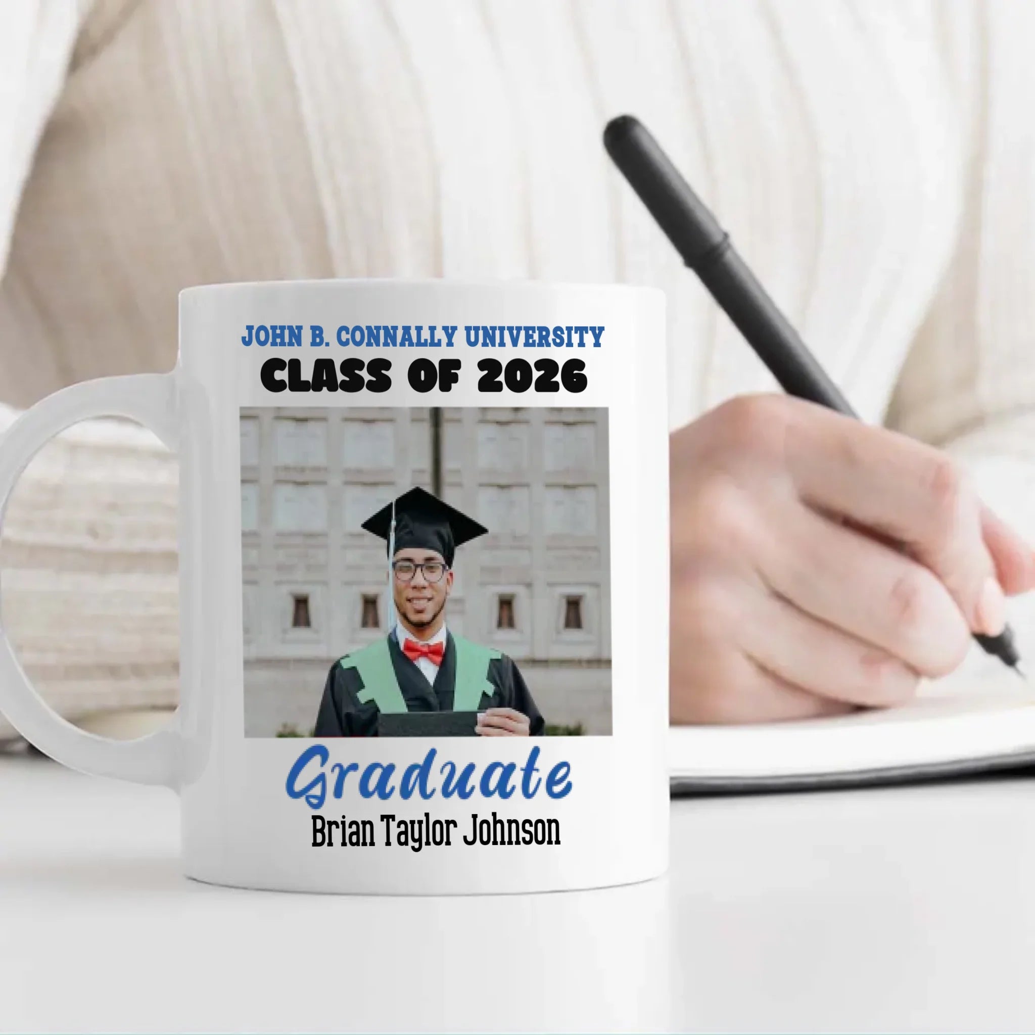 Heartfelt Graduation Gift Mug – Wishing You Success, Happiness & New Adventures – 89Prints