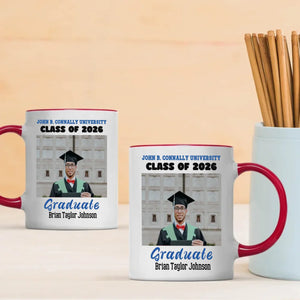 Heartfelt Graduation Gift Mug – Wishing You Success, Happiness & New Adventures – 89Prints