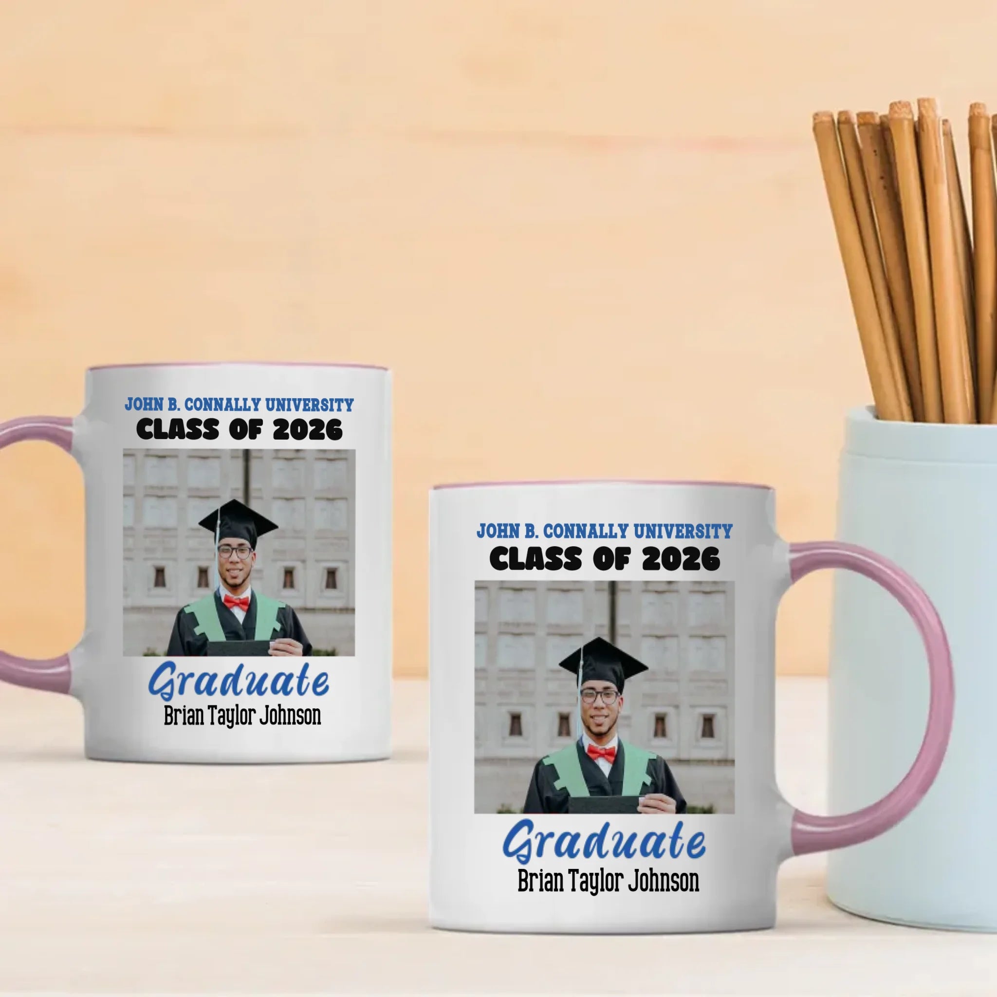 Heartfelt Graduation Gift Mug – Wishing You Success, Happiness & New Adventures – 89Prints