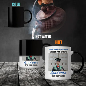 Heartfelt Graduation Gift Mug – Wishing You Success, Happiness & New Adventures – 89Prints