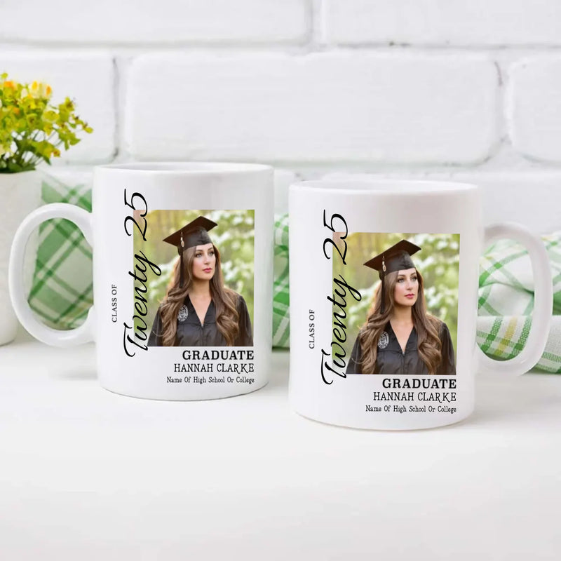Inspirational Graduation Mug – Cheers to Growth, Courage & Success – 89Prints