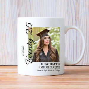 Inspirational Graduation Mug – Cheers to Growth, Courage & Success – 89Prints