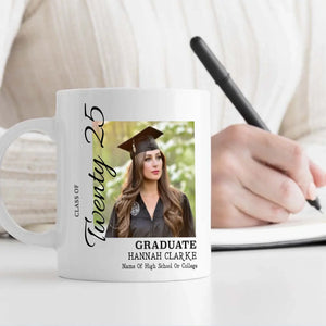 Inspirational Graduation Mug – Cheers to Growth, Courage & Success – 89Prints