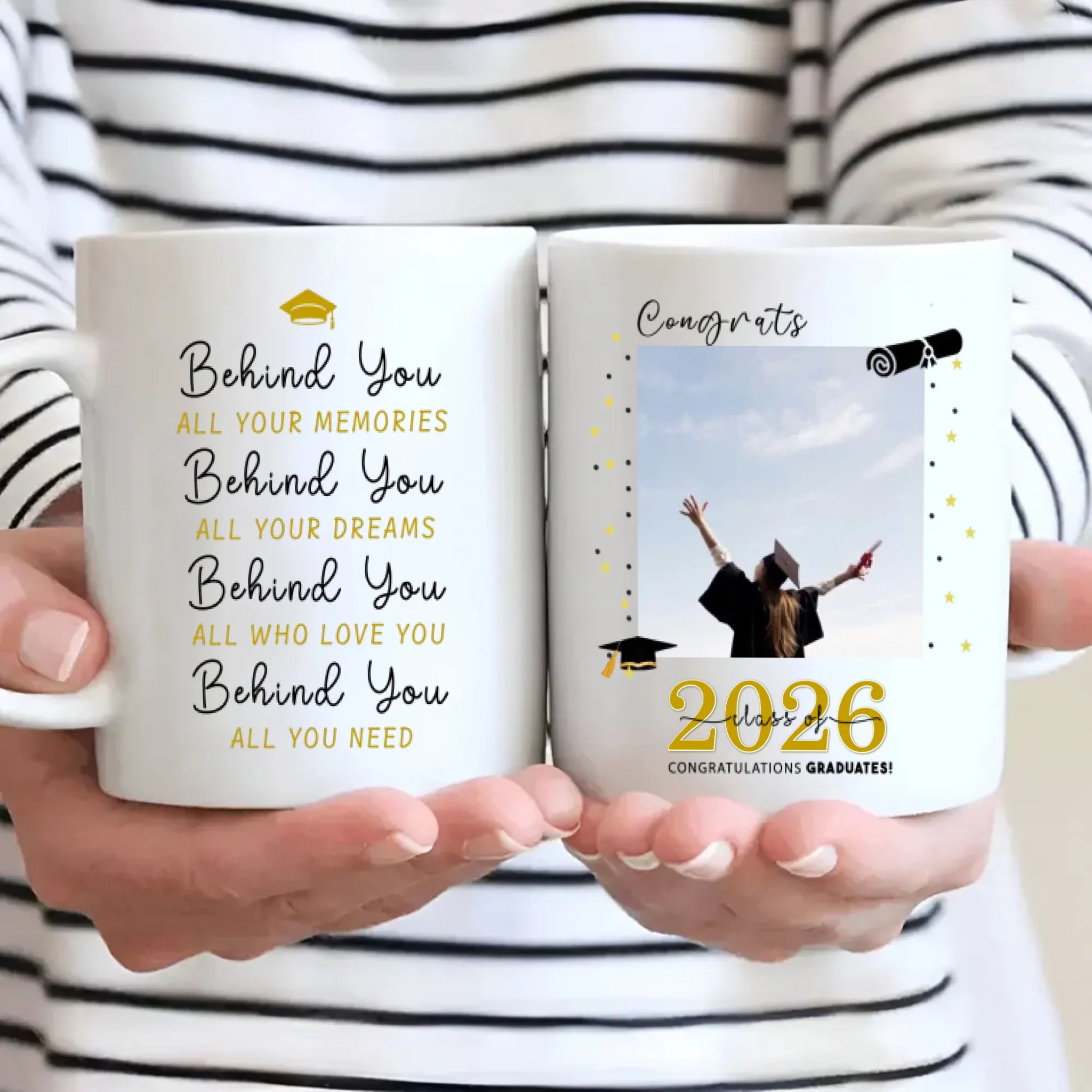 Modern Graduation Mug – Dream Big, Work Hard, Stay Humble – 89Prints