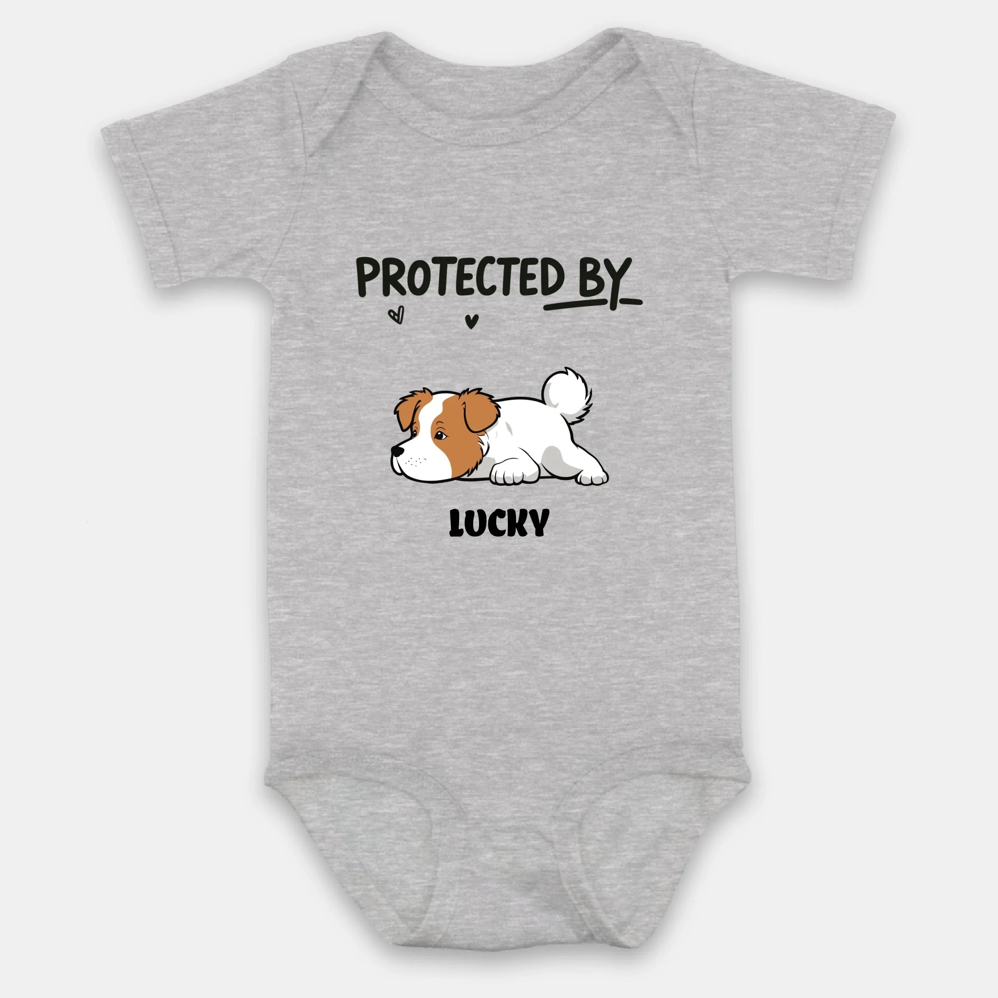 Personalized Baby Onesie with Dog – A Cute Keepsake for Newborns & Pet Families – 89Prints