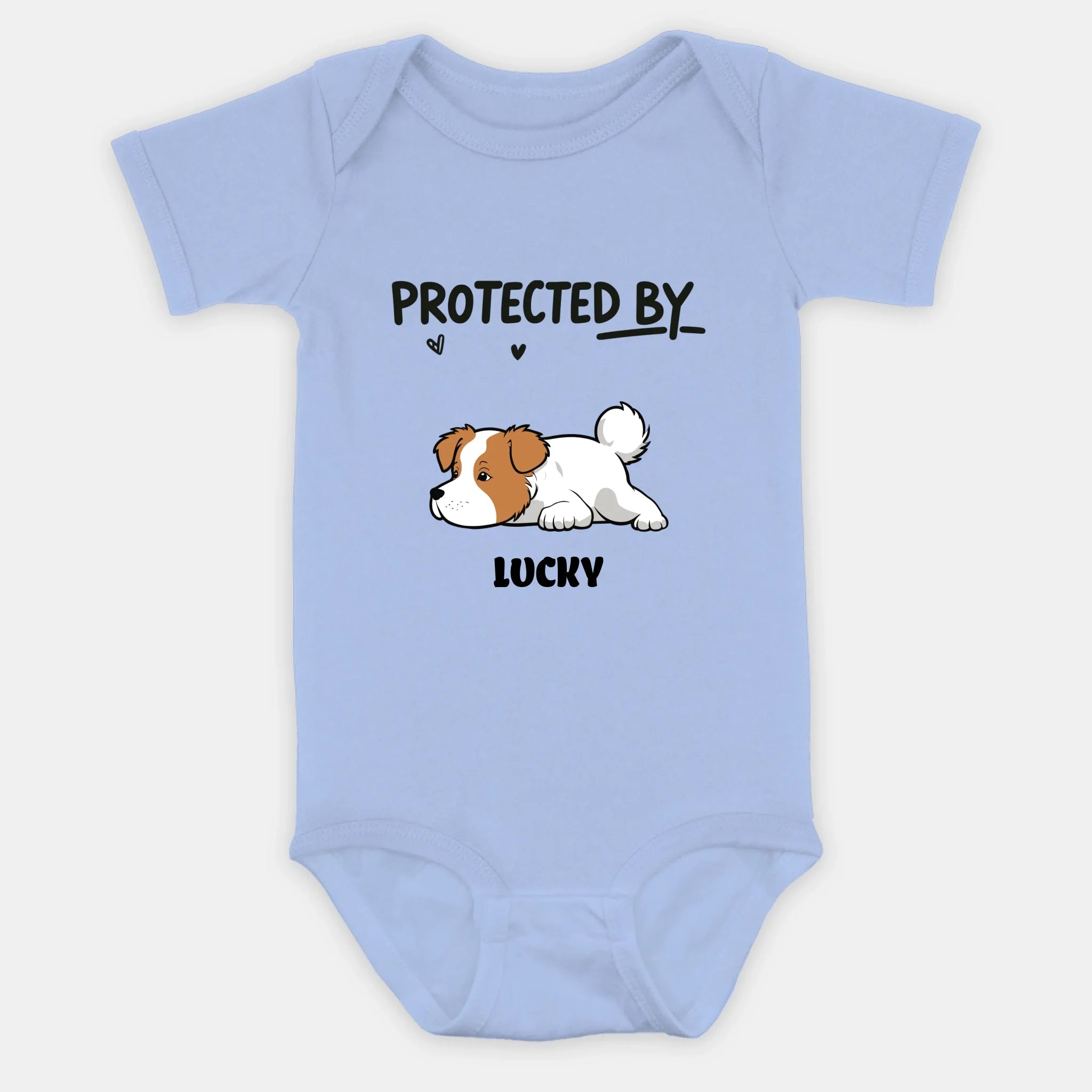 Personalized Baby Onesie with Dog – A Cute Keepsake for Newborns & Pet Families – 89Prints