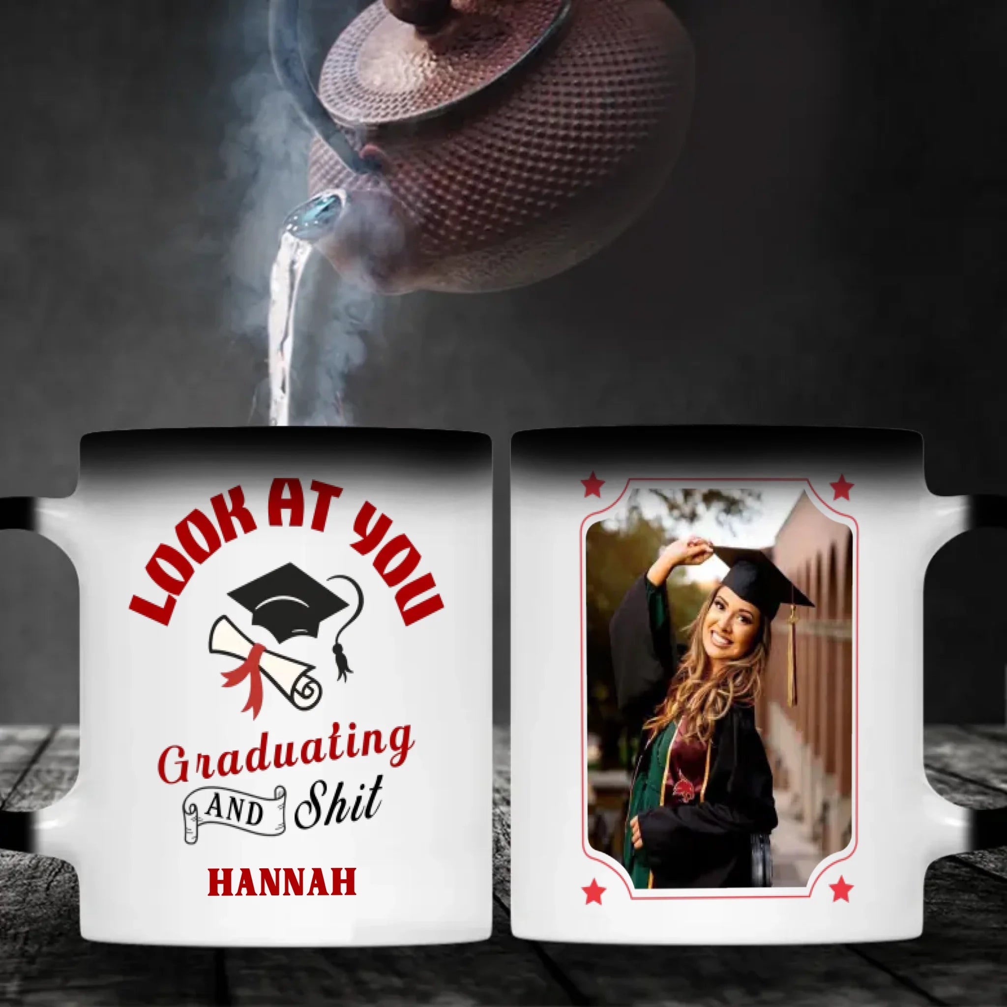 Good Luck Graduation Mug – Best Wishes for a Bright & Successful Future – 89Prints