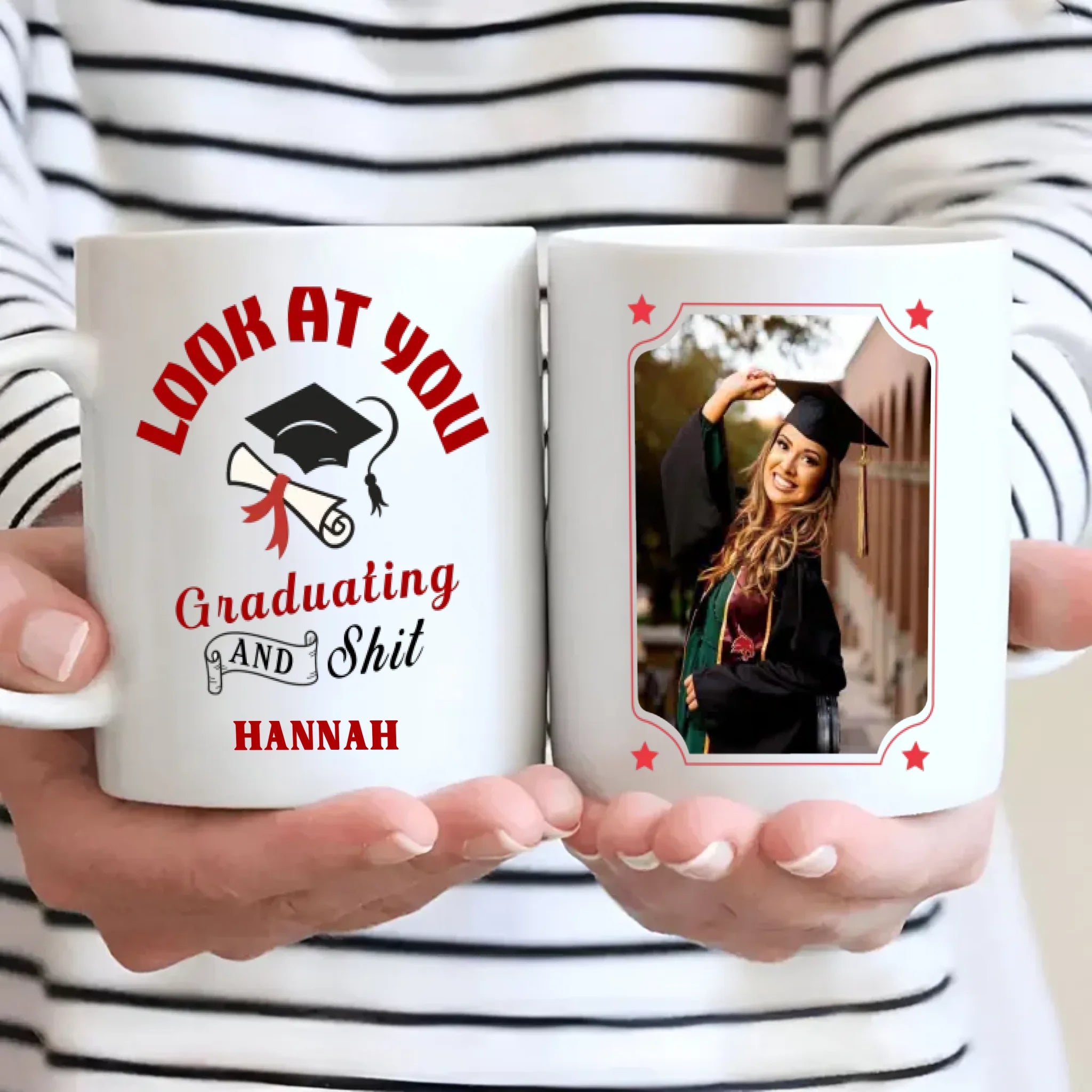 Good Luck Graduation Mug – Best Wishes for a Bright & Successful Future – 89Prints