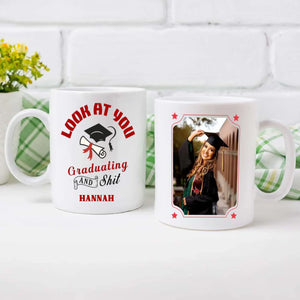 Good Luck Graduation Mug – Best Wishes for a Bright & Successful Future – 89Prints