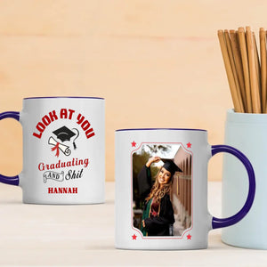 Good Luck Graduation Mug – Best Wishes for a Bright & Successful Future – 89Prints