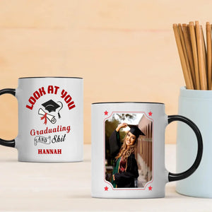 Good Luck Graduation Mug – Best Wishes for a Bright & Successful Future – 89Prints