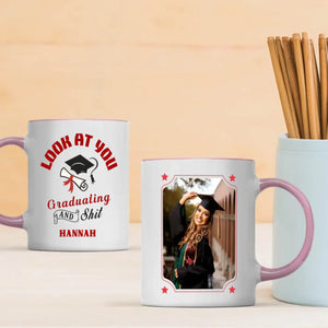 Good Luck Graduation Mug – Best Wishes for a Bright & Successful Future – 89Prints