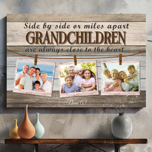 Custom Grandchildren Canvas - Cherish Family Memories, Near or Far | 89Prints