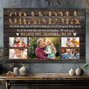 Customizable Canvas Art for Grandma – A Heartfelt Expression of Love and Gratitude