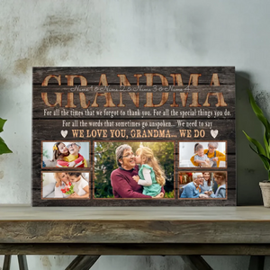 Customizable Canvas Art for Grandma – A Heartfelt Expression of Love and Gratitude