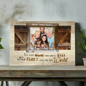 Customizable Canvas for Nana – A Special Tribute from the Whole Family