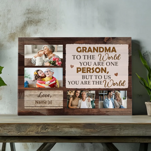 Personalized Canvas for Grandma – A Loving Tribute from the Heart | 89Prints