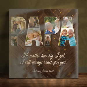 Customizable Canvas for Papa – A Loving Reminder of Unbreakable Bonds | 89Prints