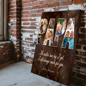 Customizable Canvas for Papa – A Loving Reminder of Unbreakable Bonds | 89Prints