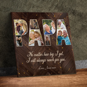 Customizable Canvas for Papa – A Loving Reminder of Unbreakable Bonds | 89Prints