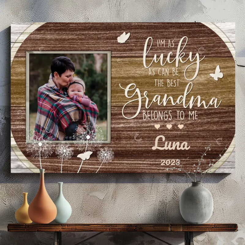 Personalized Grandma Canvas – A Special Keepsake from 89Prints