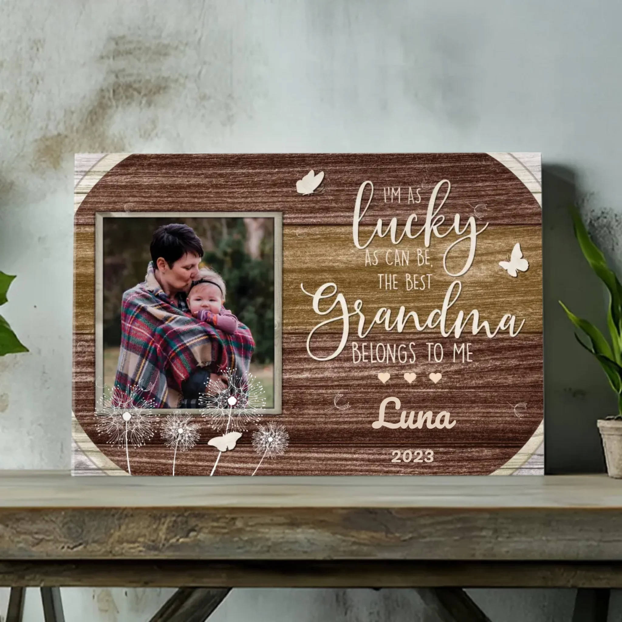 Personalized Grandma Canvas – A Special Keepsake from 89Prints
