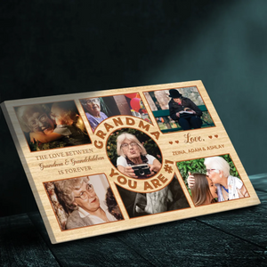 Customizable Grandma & Grandchildren Canvas - A Forever Bond by 89Prints