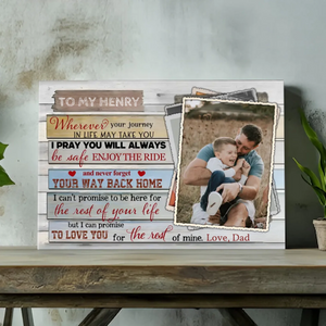 Customizable Canvas for Son - Heartfelt Journey Message by 89Prints