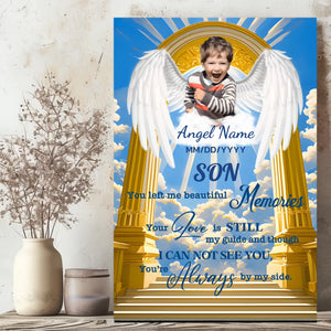 Personalized Memorial Canvas for Son – 89Prints | Honor Cherished Memories