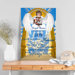 Personalized Memorial Canvas for Son – 89Prints | Honor Cherished Memories