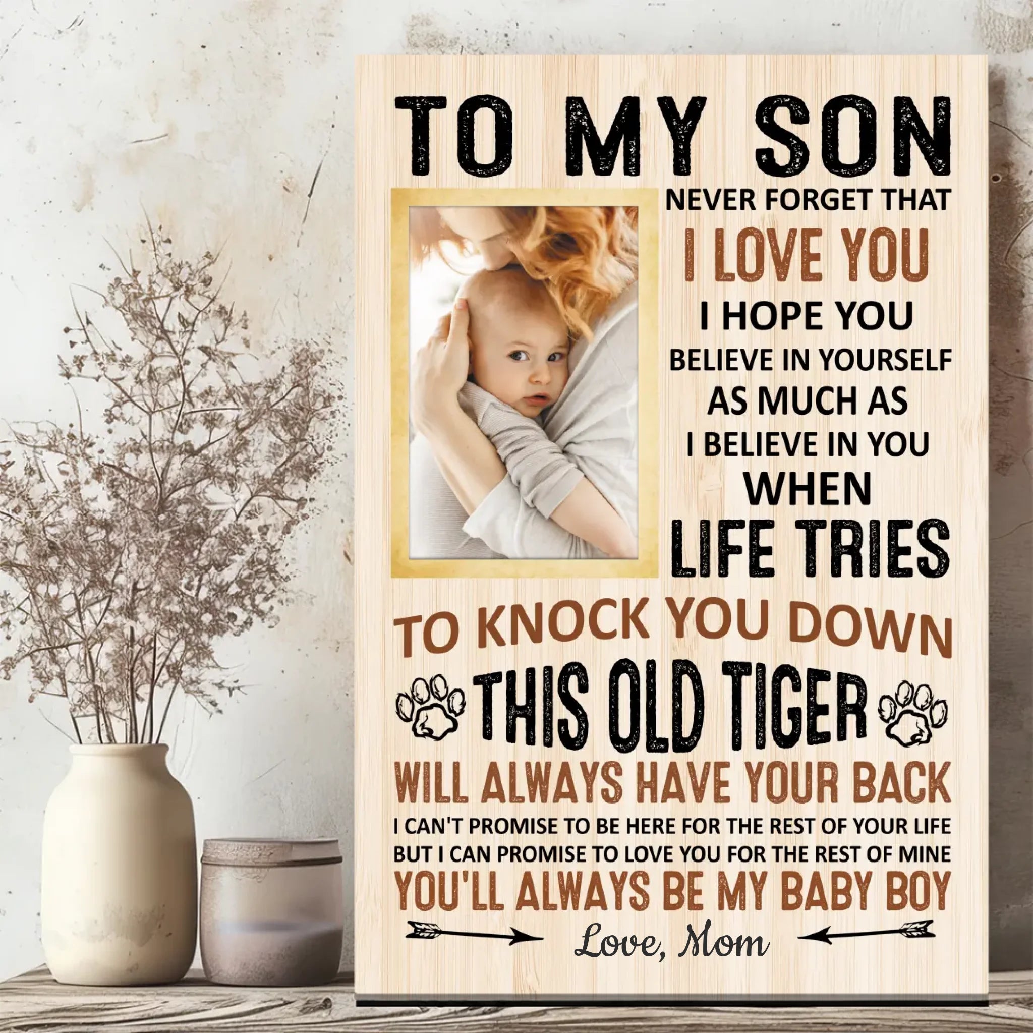 A Timeless Gift: Custom Canvas for Your Son’s Inspiration | 89Prints