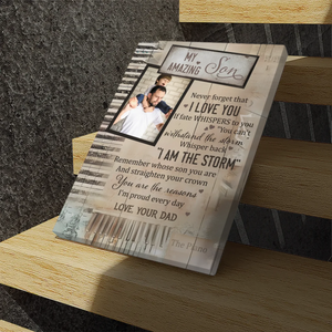 Empowering Personalized Canvas for Your Amazing Son | 89Prints
