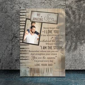Empowering Personalized Canvas for Your Amazing Son | 89Prints