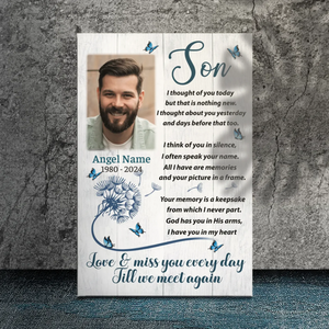 Heartfelt Custom Canvas for Your Son: A Touching Tribute | 89Prints