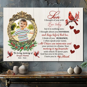 Customizable Canvas for Your Son: A Beautiful Tribute to Cherished Memories | 89Prints