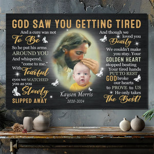 Customizable Canvas Tribute: A Heartfelt Memorial for Your Beloved Son | 89Prints