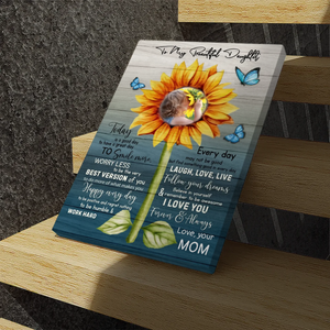 Uplifting Custom Canvas for Daughters - A Heartfelt Gift from 89Prints