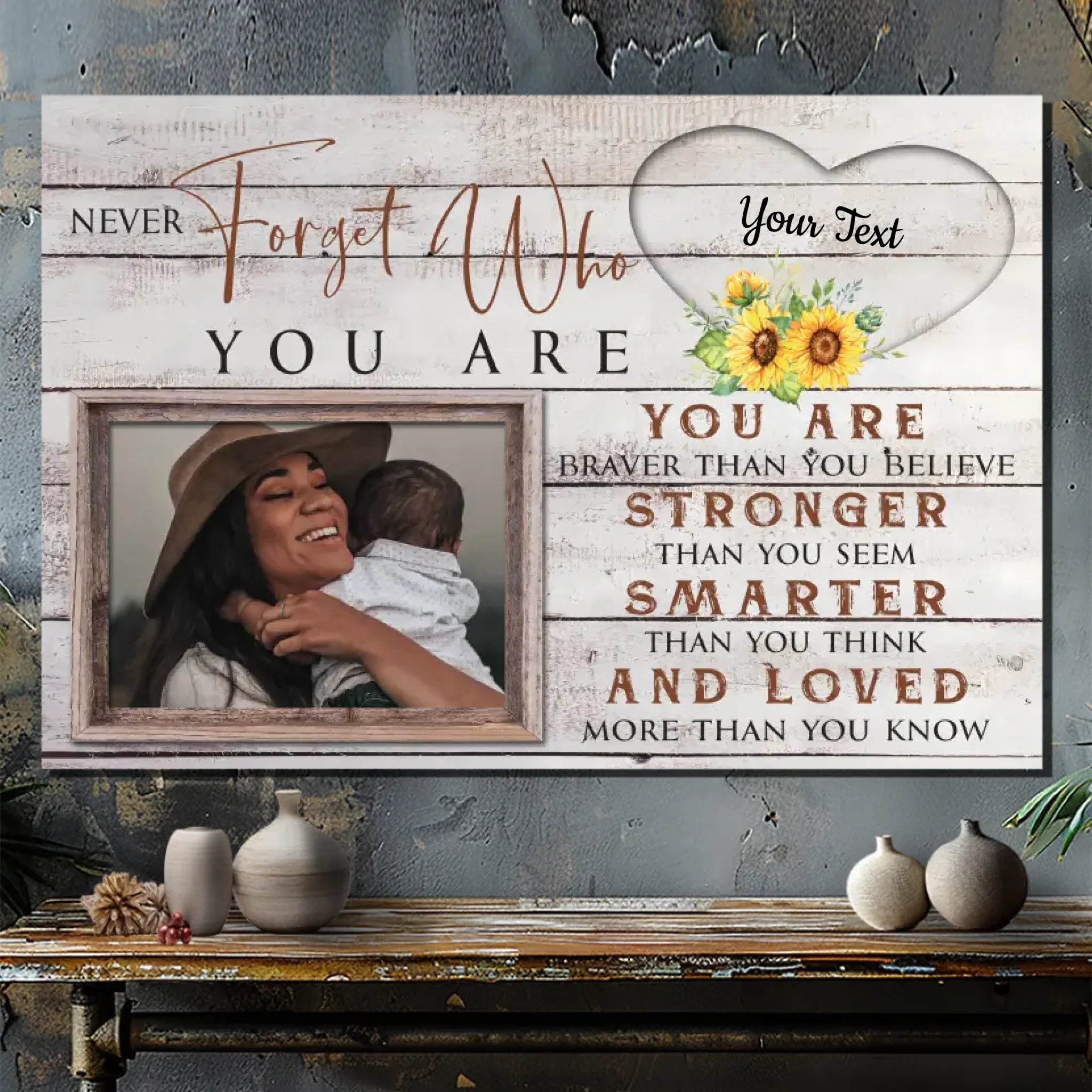 Inspirational Custom Canvas for Daughters - A Special Gift from 89Prints
