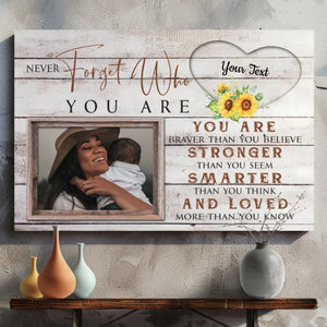Inspirational Custom Canvas for Daughters - A Special Gift from 89Prints