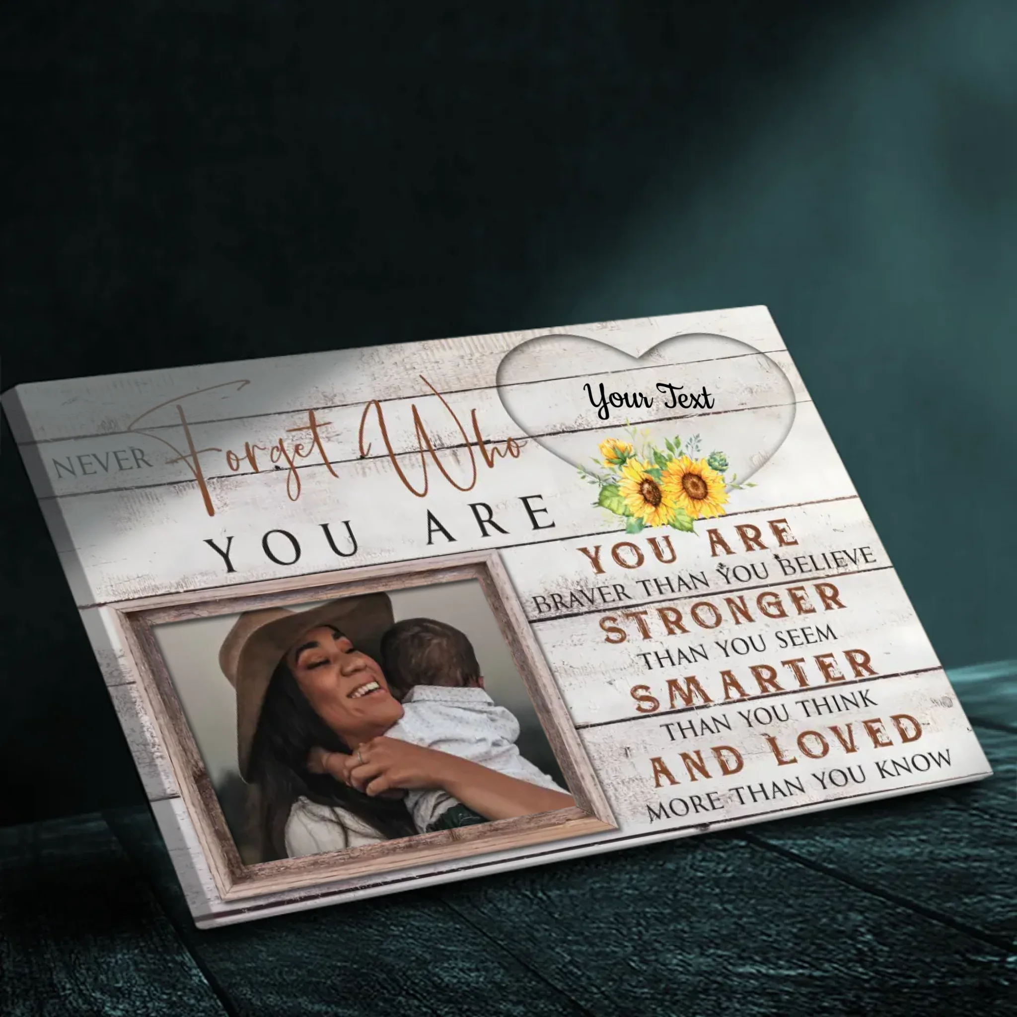 Inspirational Custom Canvas for Daughters - A Special Gift from 89Prints