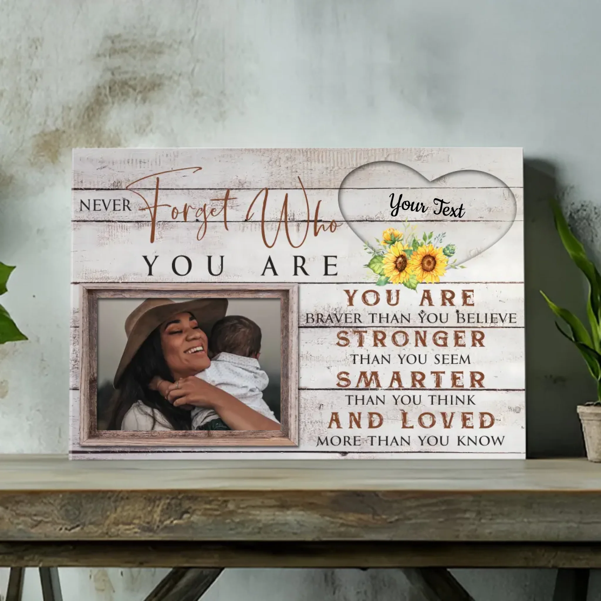 Inspirational Custom Canvas for Daughters - A Special Gift from 89Prints