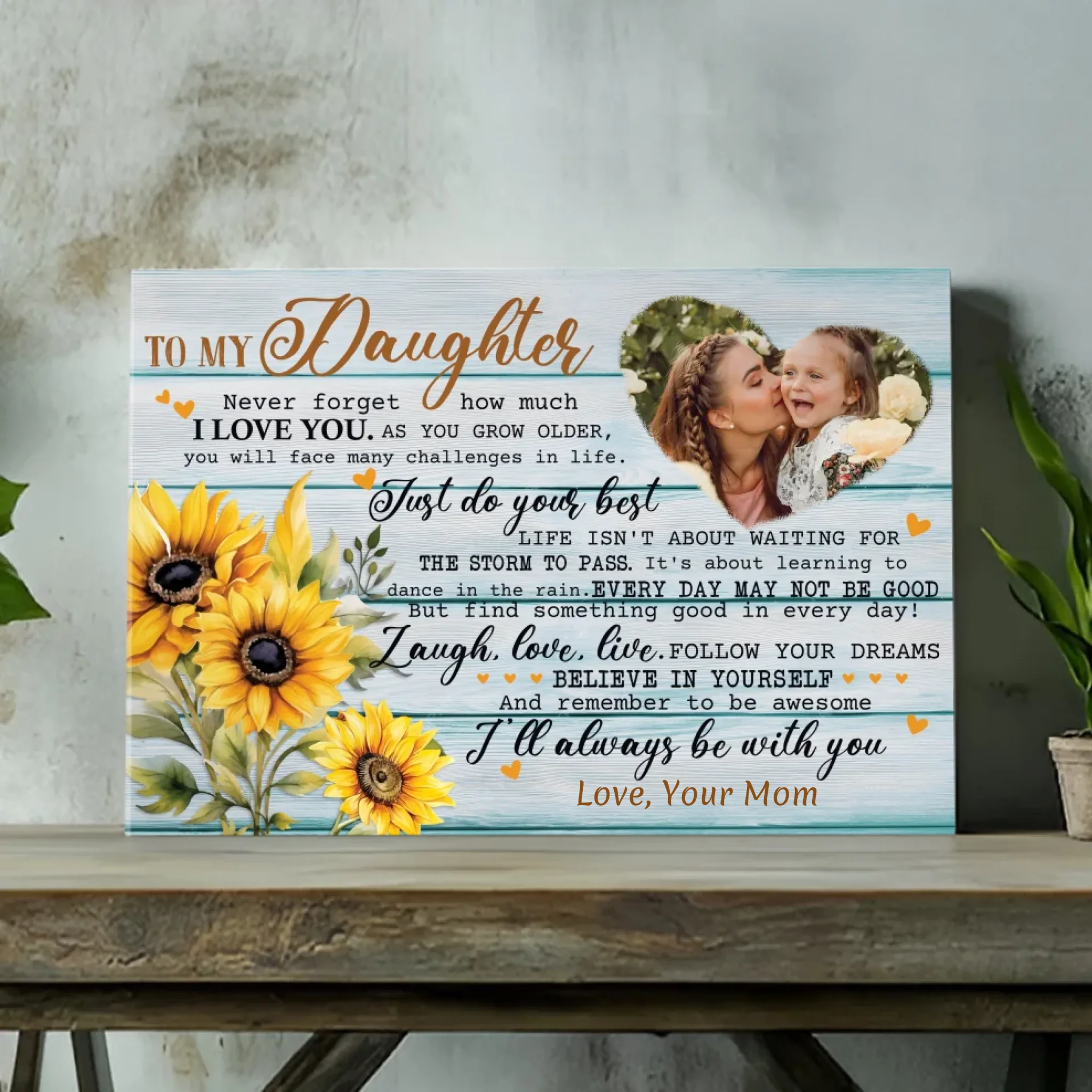 Customizable Canvas for Daughters - 