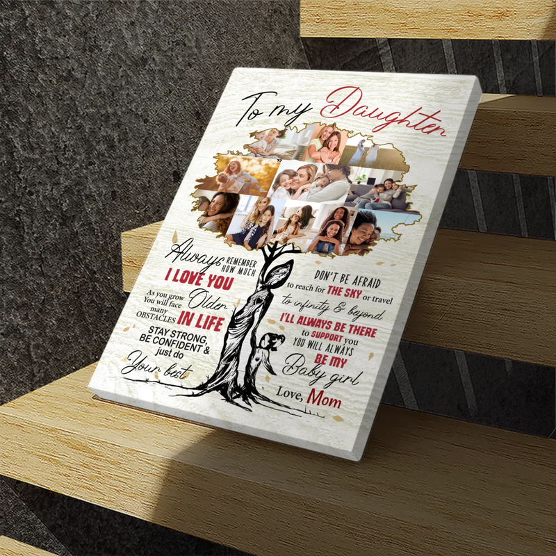 Custom Tree Canvas for Daughters: A Loving Reminder from 89Prints